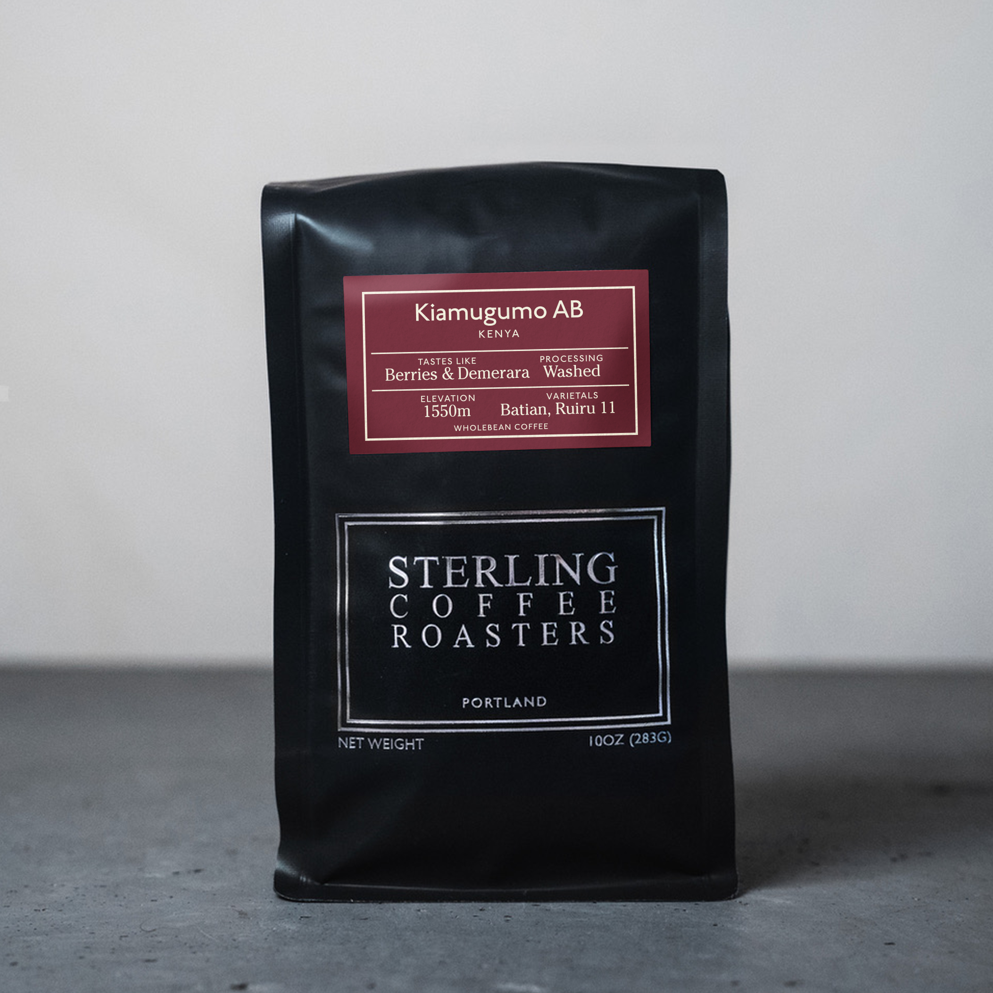 Kenya Kiamugumo AB: Tastes like Raspberries & Demerara Sugar